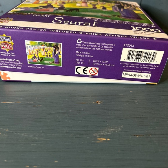 MasterPieces - MasterPieces of Art - Sunday on La Grande Jatte 1000 Piece Puzzle - Picture 4 of 4